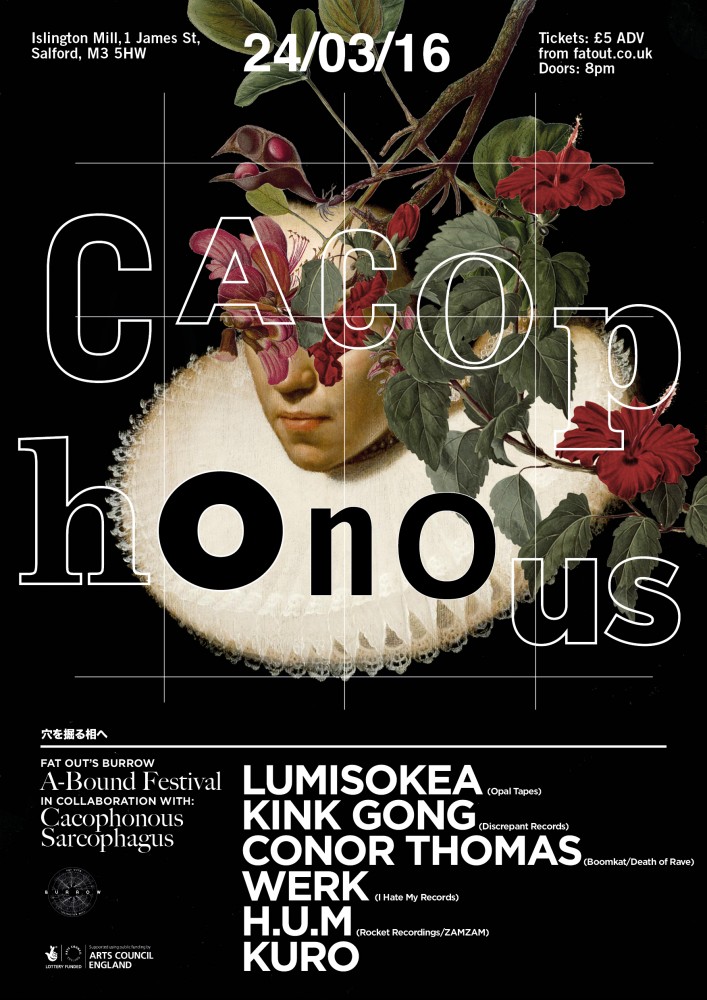 A-Bound Festival Day Two: Cacophonous Sarcophagus presents Lumisokea, Kink Gong, H.U.M, WERK, Conor Thomas (DJ set)